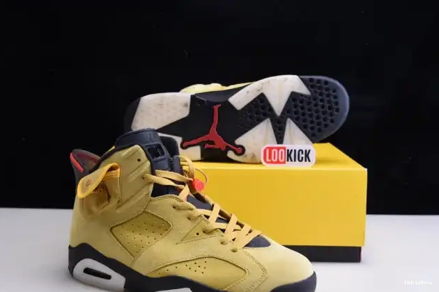 Reps TBkick JORDAN X SCOTT YELLOW CN1084-300 6 AIR TRAVIS 0323